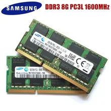 Samsung RAM PC3L-12800S DDR3L 1600Mhz 2GB 4GB 8GB 1.35V Laptop Memory Notebook Module SODIMM DDR3 RAM