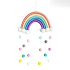 Новорожденный радуги с дождевыми каплями настенные декоративные Подвески Игрушки для малышей Детская кровать-палатка для ручной работы кулон подвесная игрушка для кроватки комната орнамент