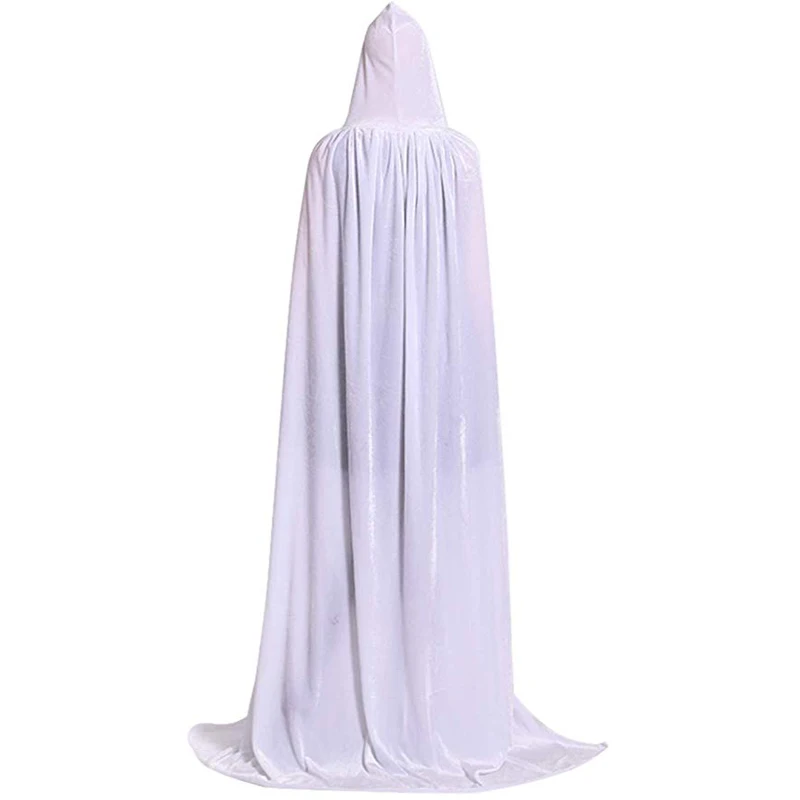 Костюмы для косплея Унисекс На Хэллоуин плащ взрослых и детей бархатный ведьмы