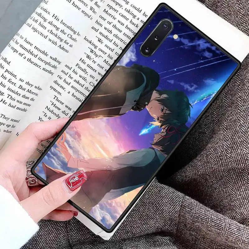

Anime Your Name Kimi no Na wa Phone Cases For Samsung Galaxy S8 S9 S10 Plus S10E Note 3 4 5 6 7 8 9 10 Pro Lite cover