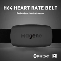magene mover h64 heart rate sensor dual mode ant bluetooth with chest strap cycling computer bike wahoo garmin sports monitor