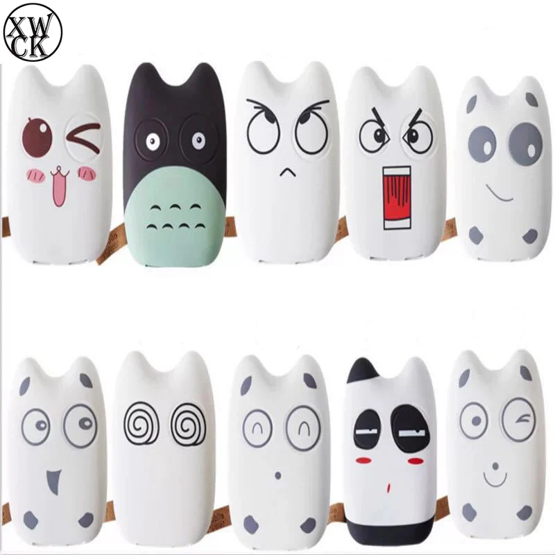 Модное милое мультяшное зарядное устройство портативное 12000 мАч портативная