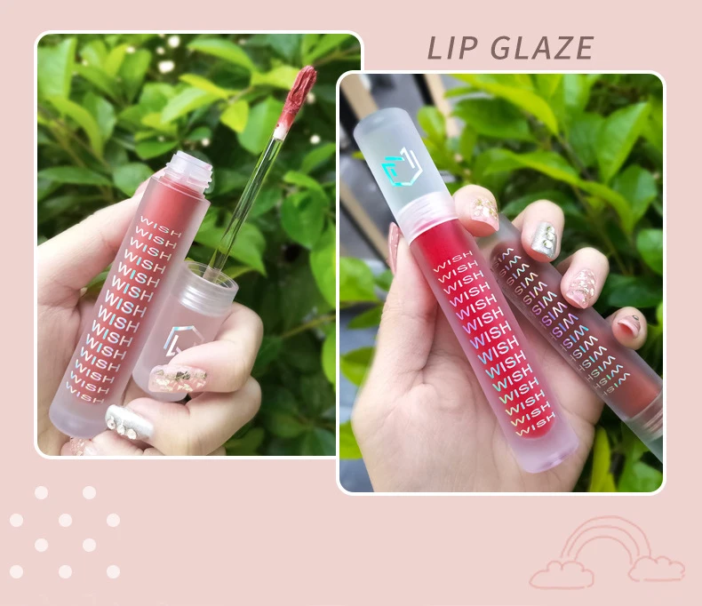 8 Colors Waterproof Matte Nude Lipstick Pigment Long Lasting Lip Gloss Women Makeup Lipgloss Peach Color | Красота и здоровье