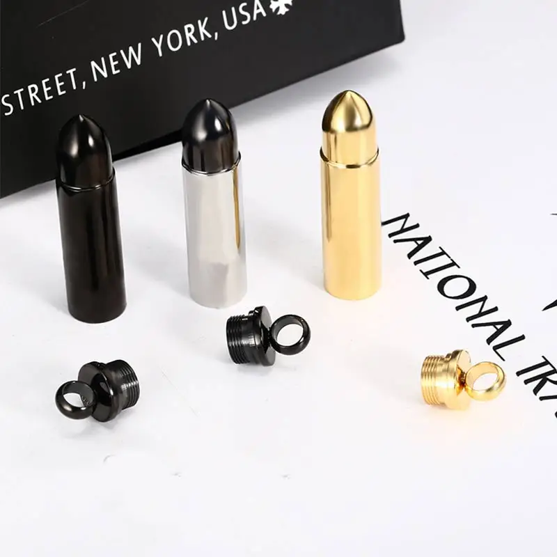 Крепкий человек кулон из нержавеющей пули Иисус крест лорды молитва урн ожерелье