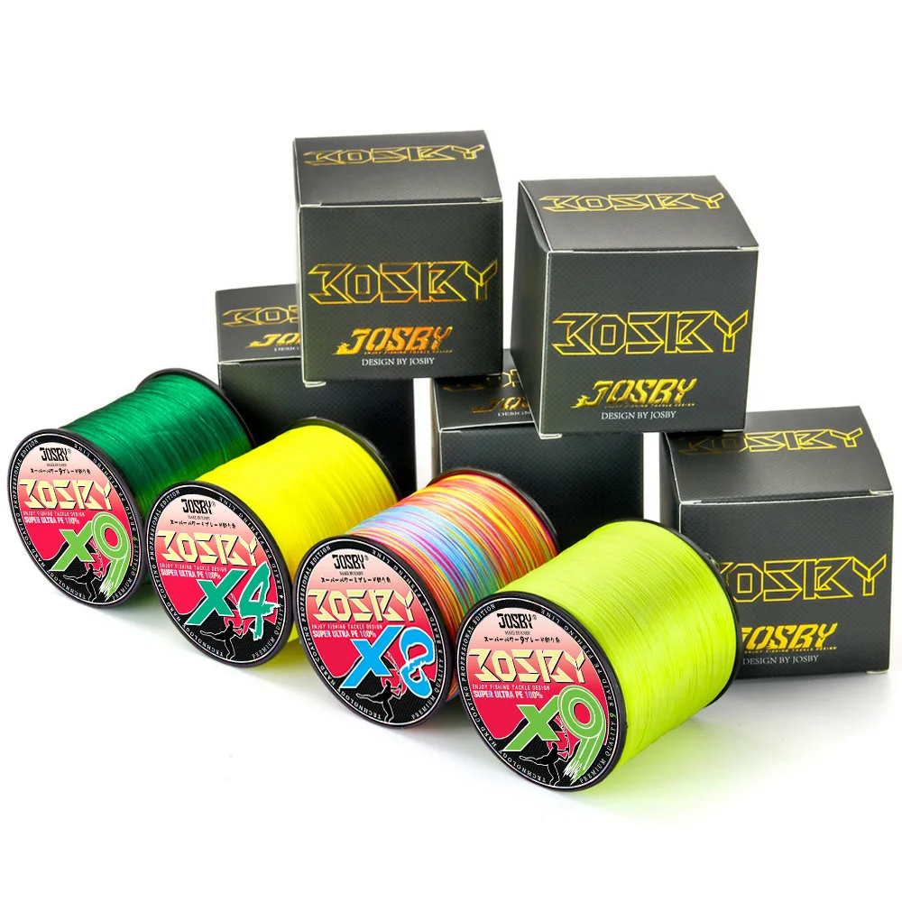 JOSBY BRAND 500M 300M  8/9 Strands Braided Super Strong Japanese 100% PE Braided Wires 10LB to 88LB