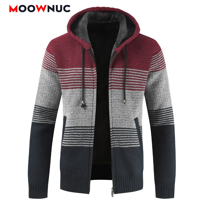 Кардиган MOOWNUC мужской модный свитер с длинным рукавом повседневные пальто