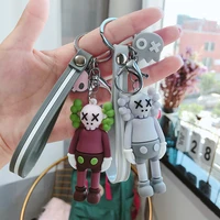 new korean cartoon keychain creative sesame street doll pendant for men and women key accessories