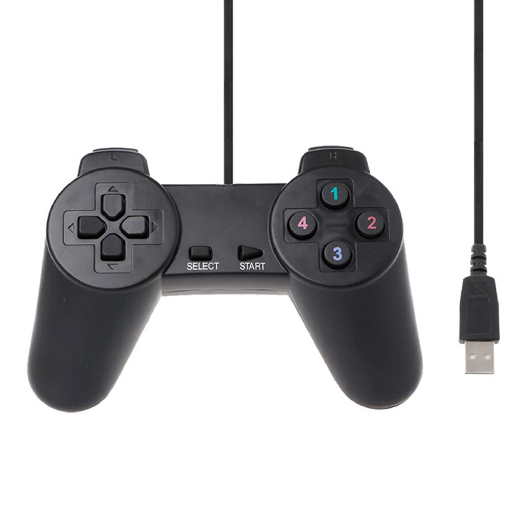 PS1 Wired Controller Интересный черный геймпад pubg контроллер для PS1 Джойстик Геймпад playstation триггеры pubg mobile - Цвет: PS1 Wired Controller