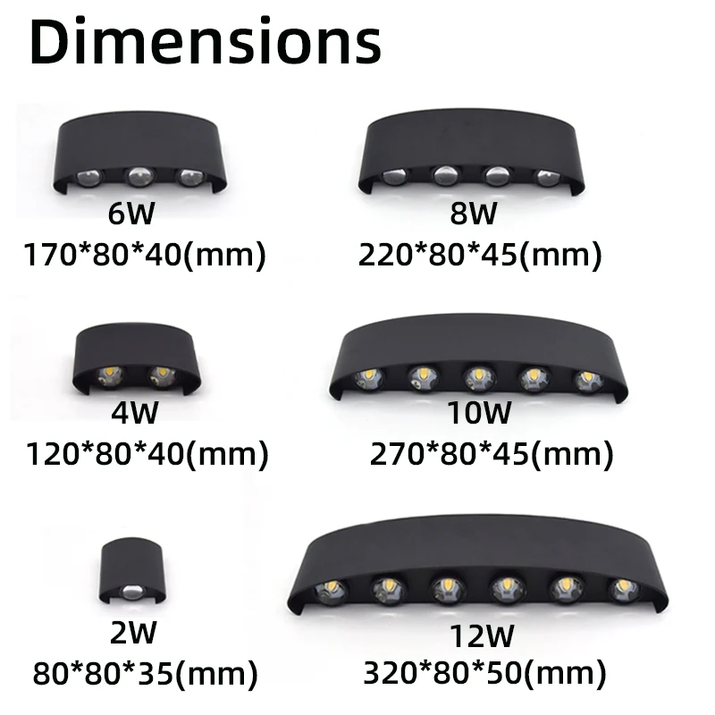 Скандинавские настенные светильники светодиодные алюминиевые наружные