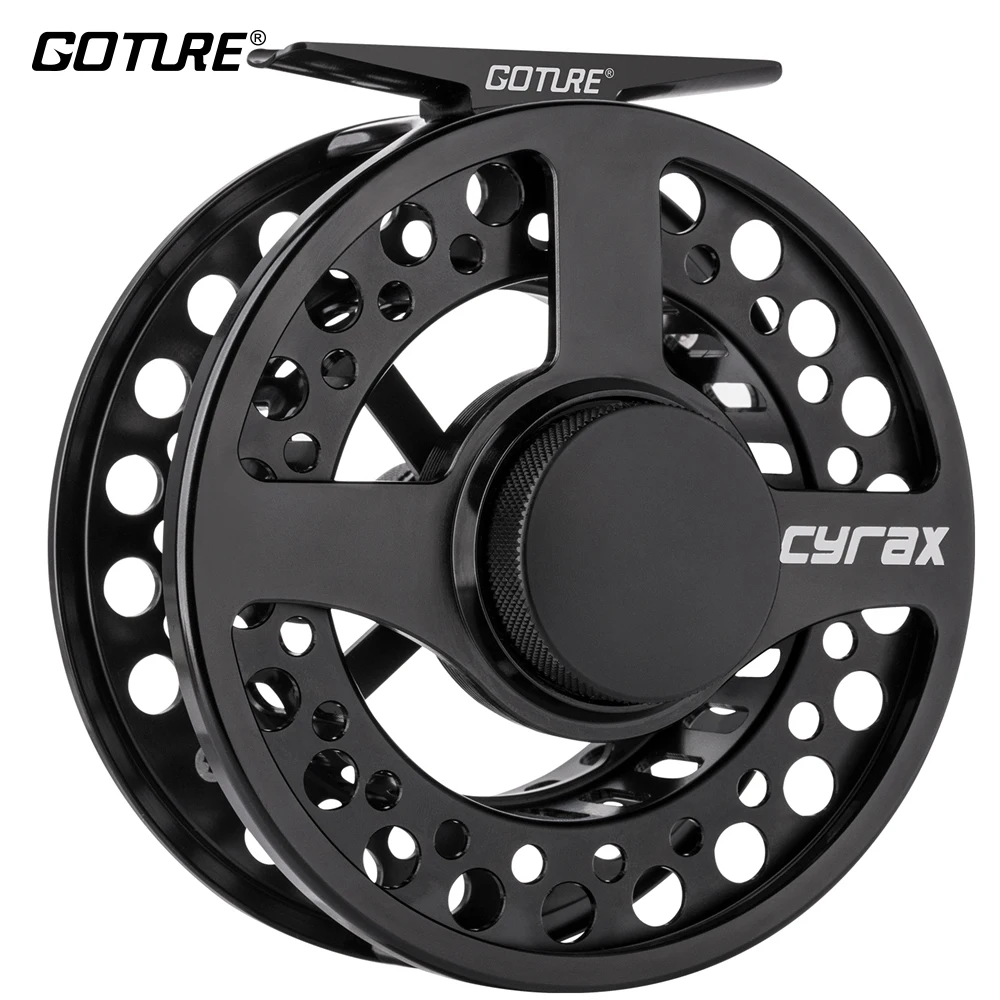 

Goture Cyrax Бесшумная система извлечения, водонепроницаемая катушка для ловли нахлыстом, точная обработка на станке с ЧПУ, большое колесо для на...