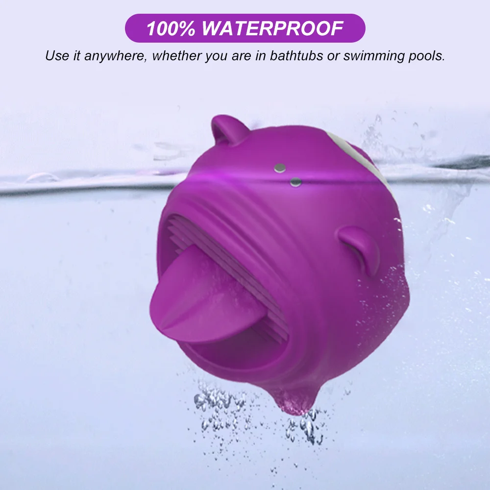 Стимулятор клитора для мужчин и женщин взрослых лижущий шар язык присоска