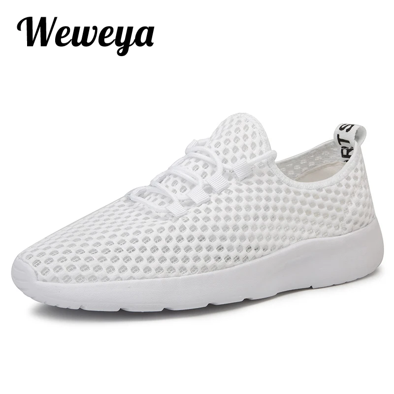Летние Прогулочные кроссовки Weweya для женщин дышащая сетчатая обувь уличная