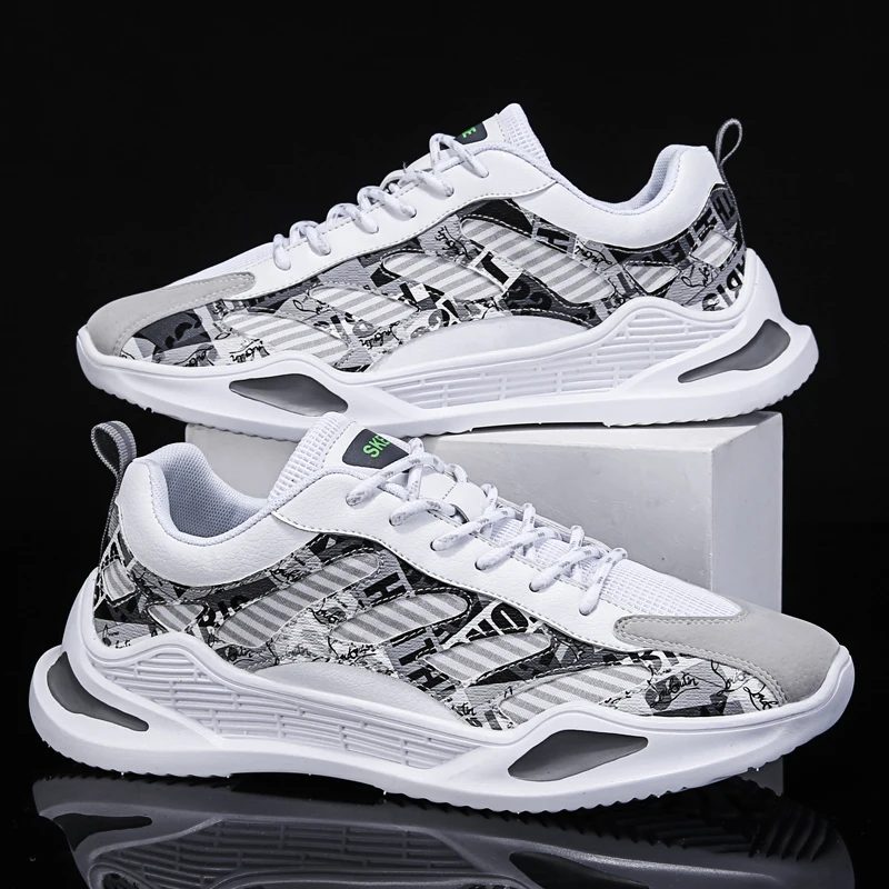 Men's casual shoes brand fashion sports high quality outdoor non-slip men's soft bottom white Zapatos | Обувь
