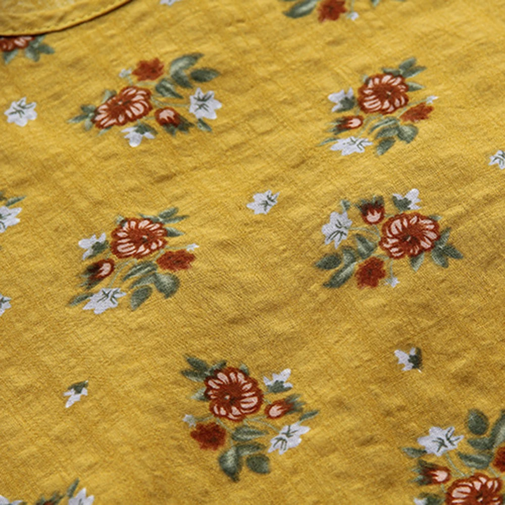 Женская Повседневная Свободная богемная Футболка с принтом уличная хлопковая