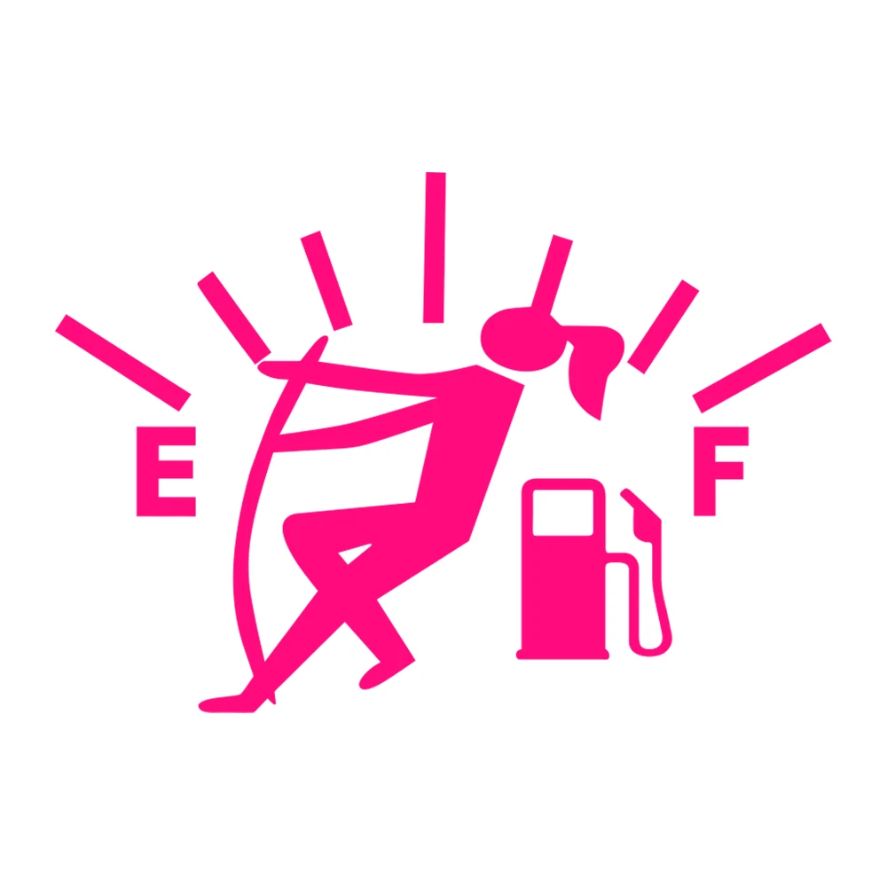 

Coolest Creative Stickers for Car Accessories High Gas Consumption Pink Style Car Stickers Waterproof Vinyl KK PVC 15cm X 10.5cm