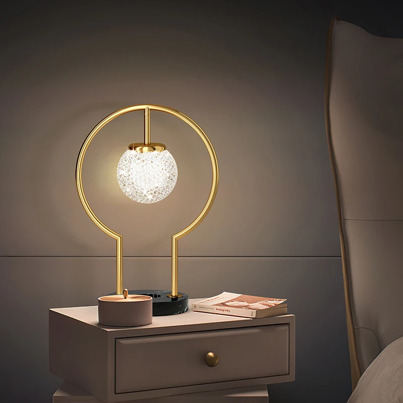 

Creative Table Lamps Copper Black Led Desk Lamp For Bedroom Living Room Bedside Study Nordic Home Lighting Decor Cafe Bar Light