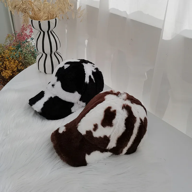 Осенне-зимняя хлопковая шапка детская модная универсальная плюшевая бейсболка с