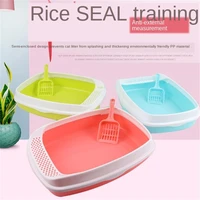 cat toilet plastic cleaning dog home pet supplies lightweight pets shatter resistant crack proof anti breaking cat litter box