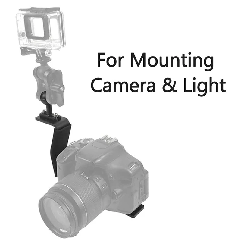 Underwater Camera Tray Single Handgrip Mount Bracket Handheld Portable Steadycam Diving | Электроника