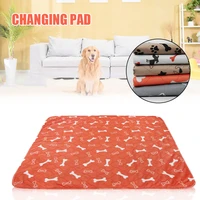 hot sale reusable pee mats water absorbent 3 layer pad for pet washable dog pee pads for whelping potty training dog beds mats