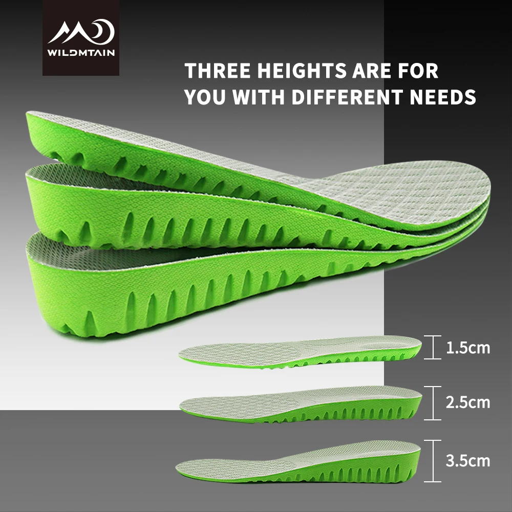 Дышащие стельки 3 5-см увеличивающие рост дезодорант подушка для бега