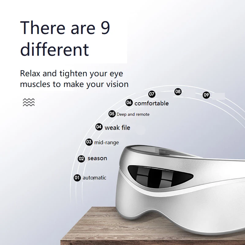 4D умная подушка безопасности Вибрационный массажер для глаз инструмент ухода за