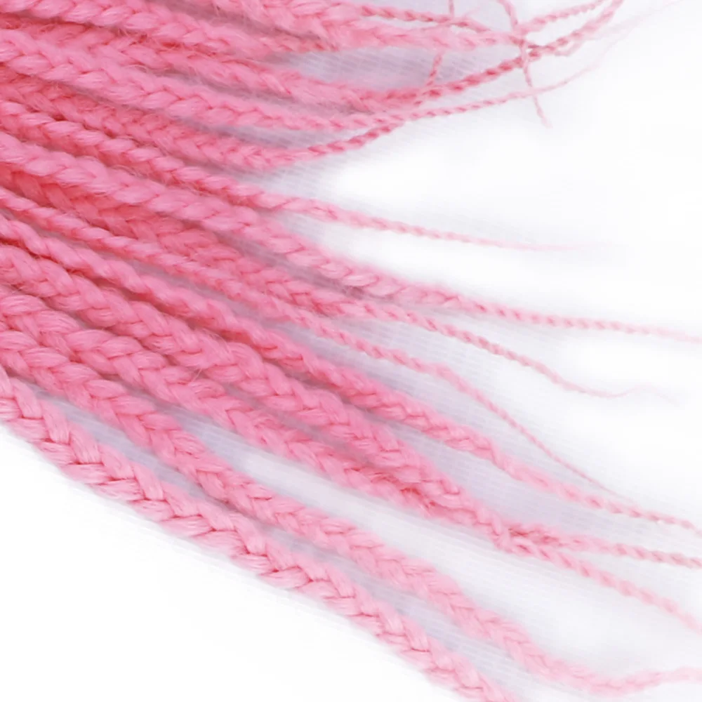 Цветные косы 22 дюйма Омбре синтетические удлинение волос корня радужные волосы