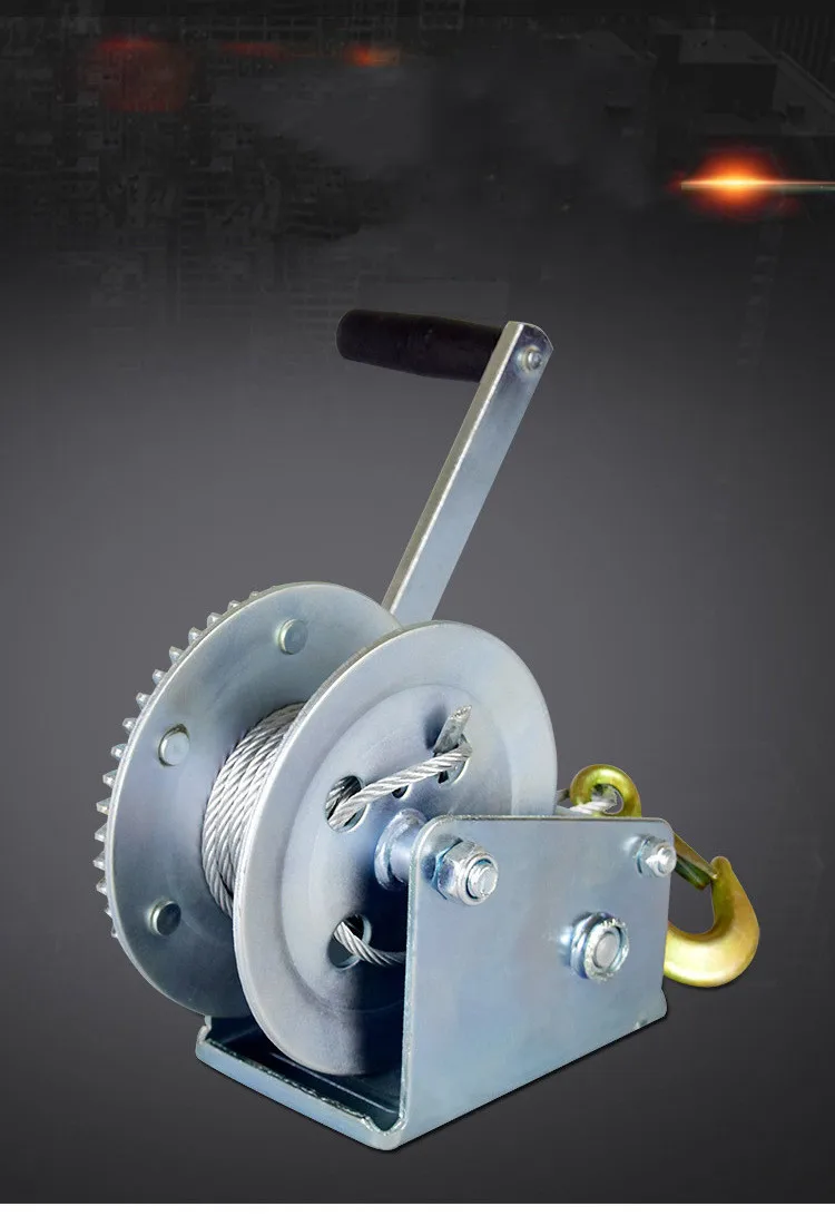 

Лебедка ручной инструмент кривошипная Шестерня лебедка Лодка Грузовик Авто Ручная самозапирающаяся ручная лебедка Ручная подъемная слинг...