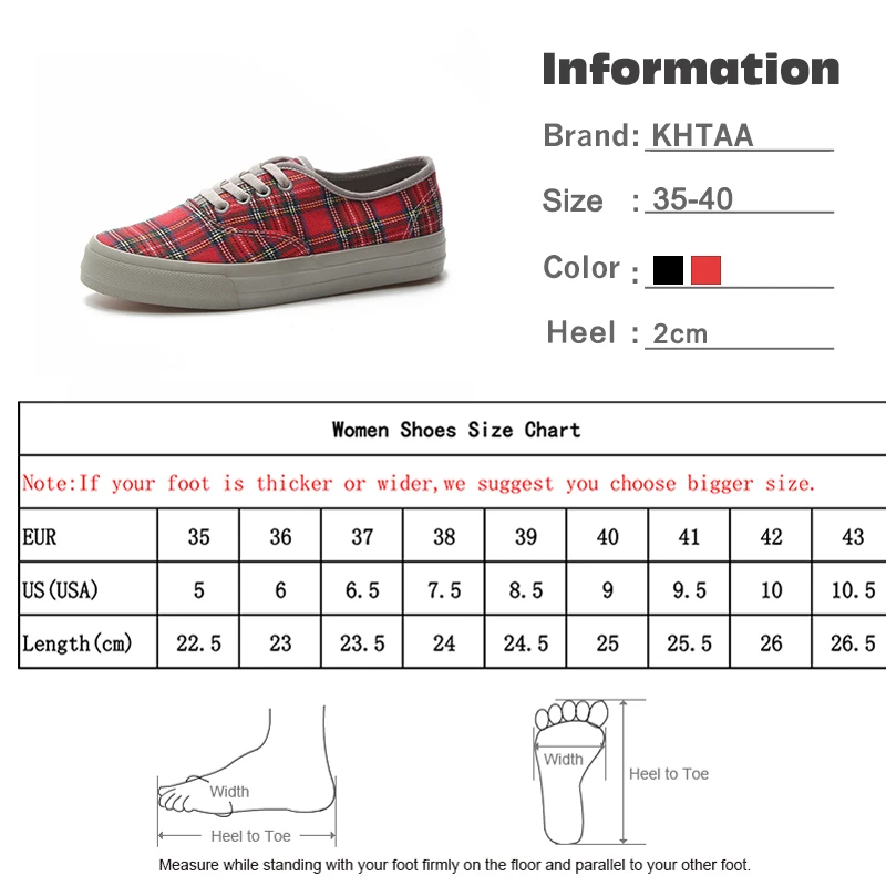 

Women Plaid Canvas Flat Vulcanized Shoes Shallow Lace Up Ladies Platform Fashion Casual Sneakers Comfortable Female Footwear