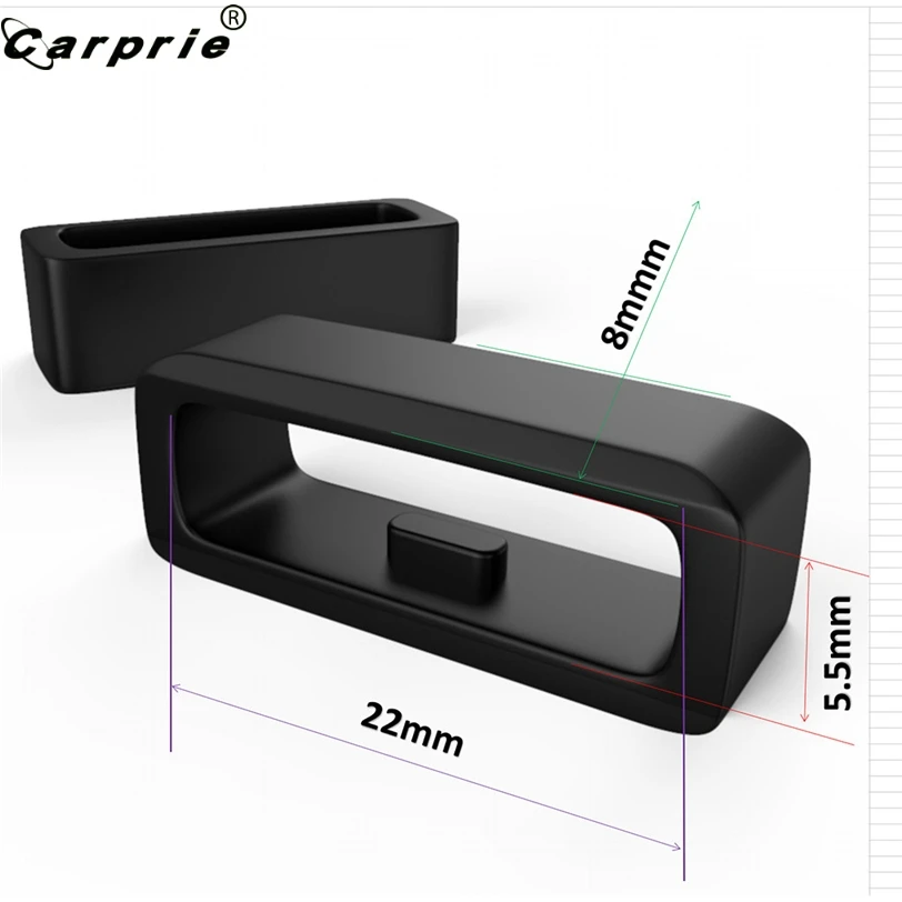 CARPRIE 6 шт. черные резиновые застежки кольца Замена Петли Безопасности для Garmin