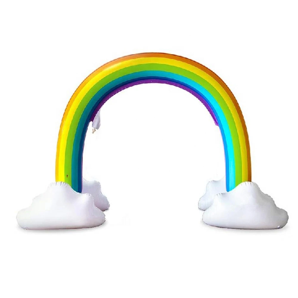 

Inflatable Rainbow Arch Sprinkler Water Sprinkler Outdoor Water Toys For Toddlers Outdoor Toys For Birthday Party Festival
