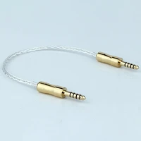 preffair hifi single crystal copper 4 4mm balanced male to 4 4mm balanced male audio adapter cable 4 4 male to male adapter
