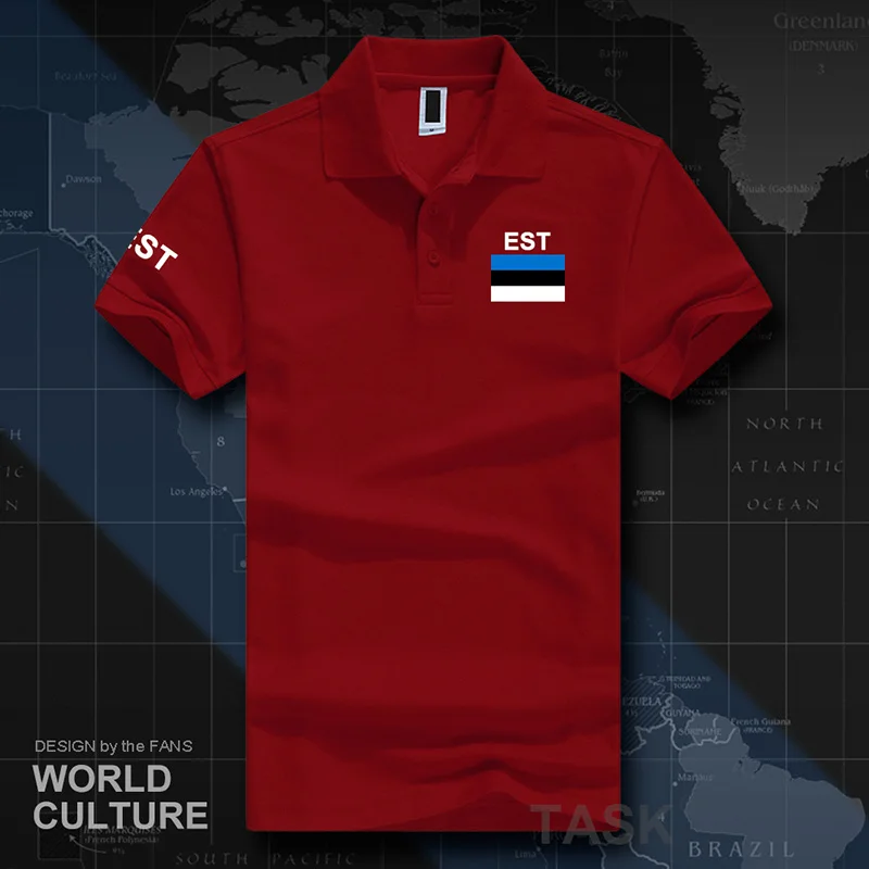 

Estonia Estonian Polo Shirts Men Short Sleeve White Brands Printed For Country Cotton Nation Team Flag New EST Eesti