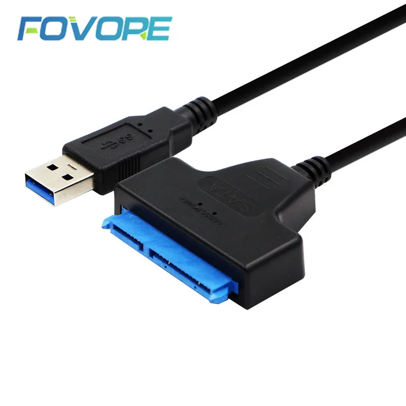 Переходник SATA III USB 2 5 с кабелем внешний жесткий диск в последовательный ATA 22