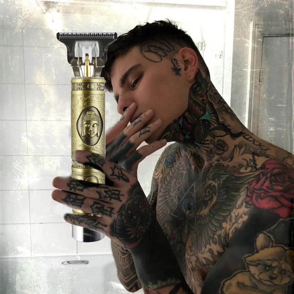 Профессиональный триммер для волос машинка стрижки тела и лица электрические