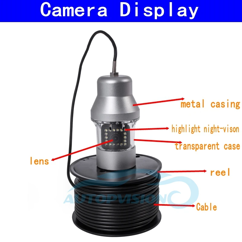 Цена Рыболокатор высокого разрешения 9 дюймовый TFT цветной монитор 18 высокая мощность подводная рыболовная камера с поворотом на 360 градусов F08A