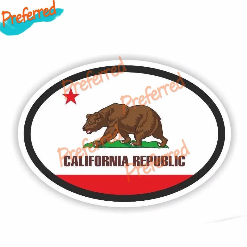 Лидер продаж, высококачественные автомобильные аксессуары, наклейка в стиле Калифорнийской Республики для мотокросса, гоночного автомобиля, наклейка на багажник, высечка