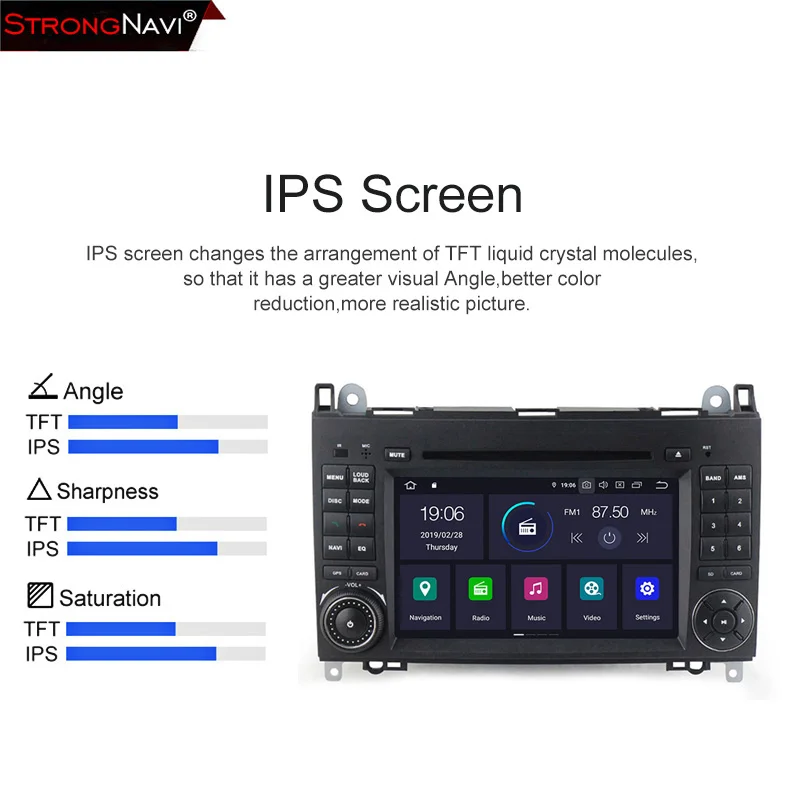 2din Android 9 0 4 + 64G Автомобильный DVD радио мультимедиа для Mercedes Benz B200 A B Class W169 W245 Viano Vito