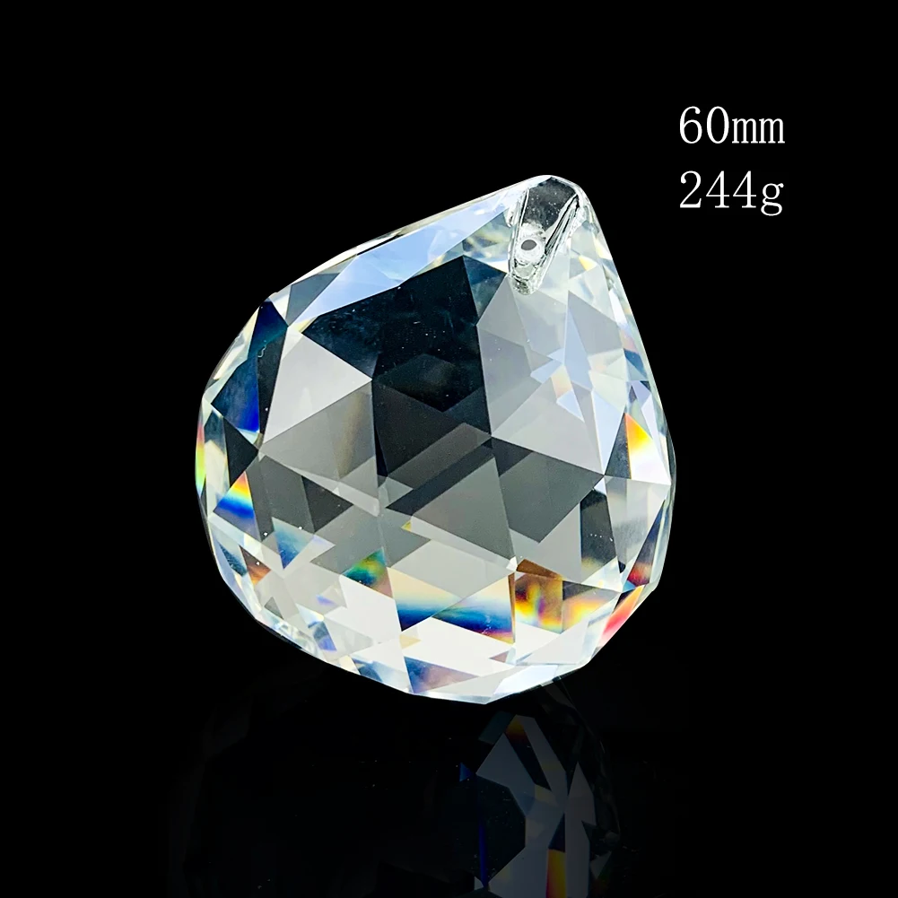 60 мм люстра прозрачный стеклянный хрустальный шар лампа Призма подвеска Fengshui