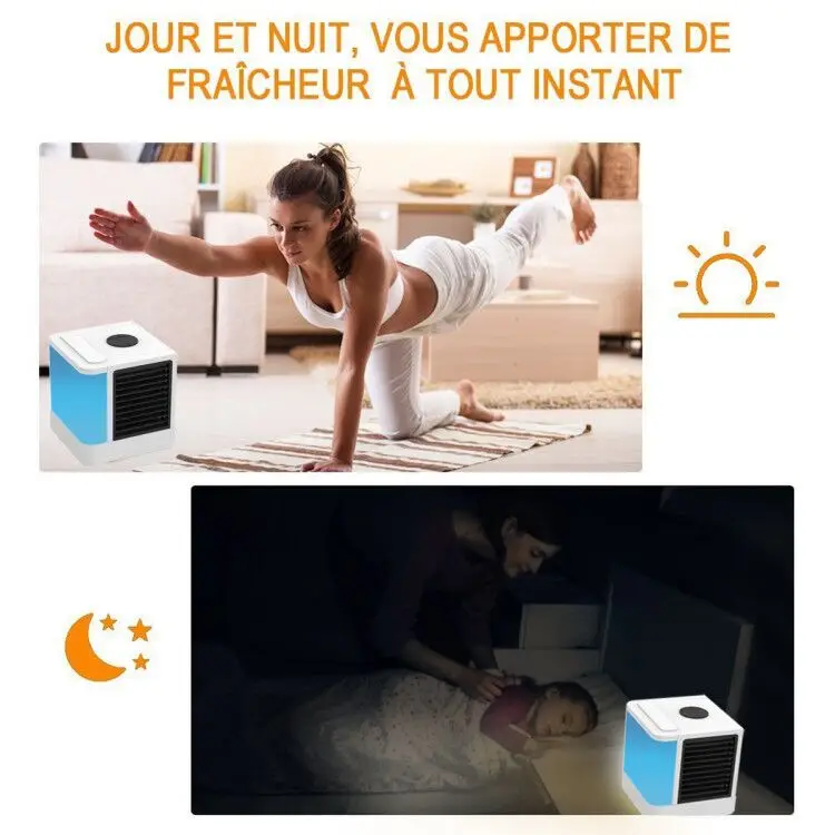 

Mini Air Cooler Air Personal Space Cooler The Quick & Easy Way to Cool Any Space Air Conditioner Air Cooling Fan for Office Room