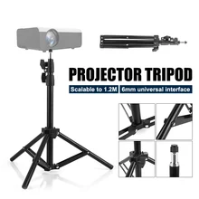 Universal Aluminum Alloy Home LCD Projector Tripod Mount Bracket Holder Stand 6mm Interface Projection Accessory For CP600 YG500