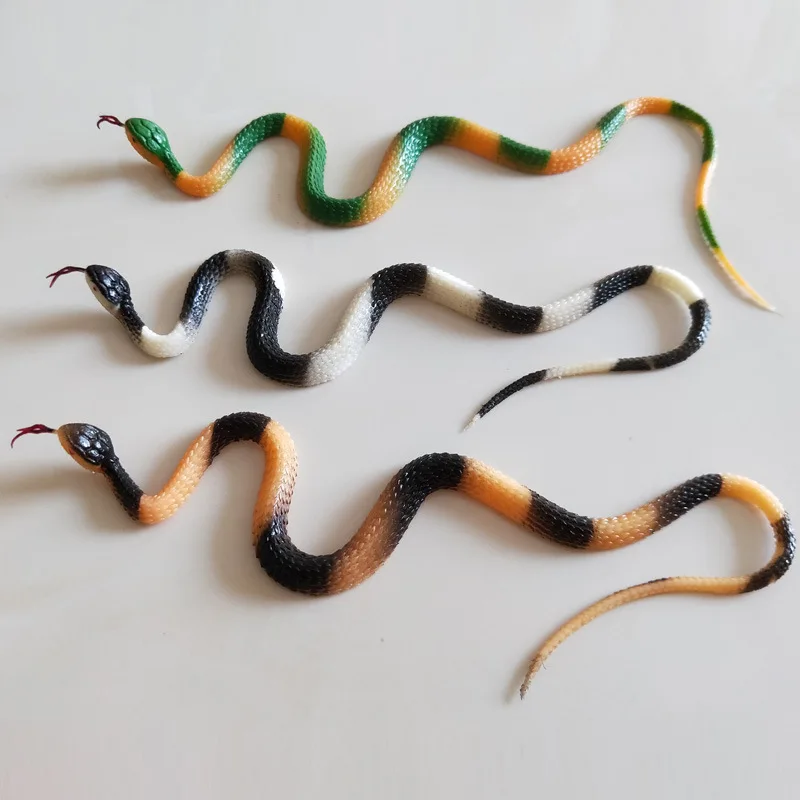 Пластиковая игрушка змея забавная смешная катушка имитация мягкой страшной