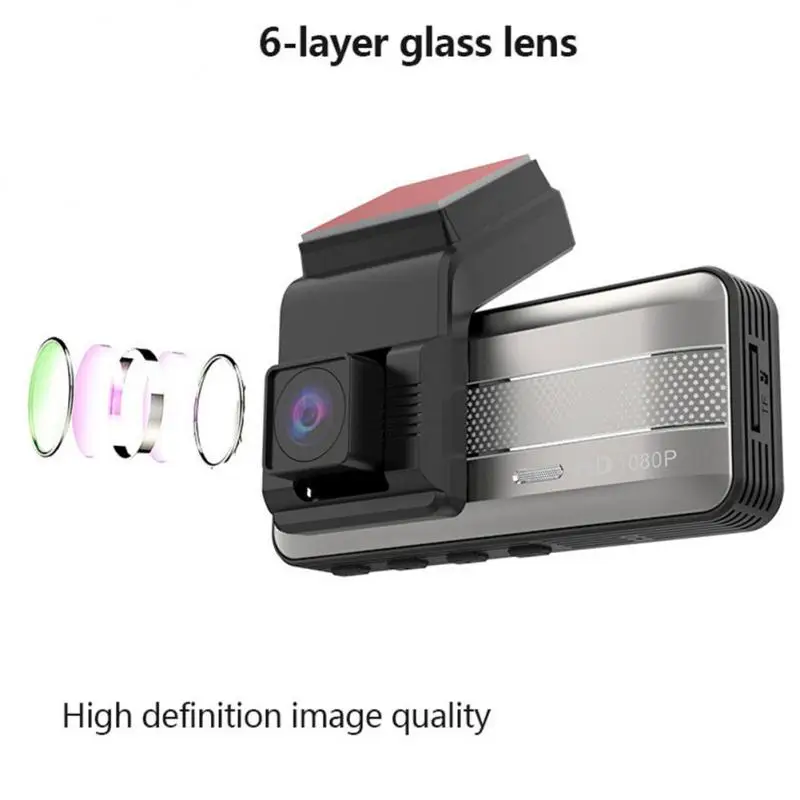 3.16-inch WiFi driving recorder Car DVR Camera Shield Shape 1080P 170 Degree Viewing Angle Dashcam Video Recorder Registrar |