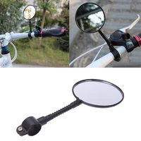 bike wide range back sight reflector adjustable left scooter e bike mirror bicycle handlebar rear view mirror bicycle accessorie