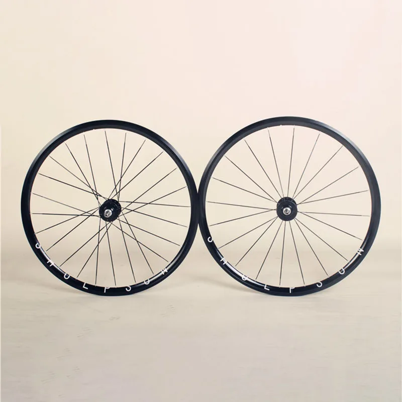 700C велосипедная оправа fixie велосипедная оправа колеса с шинами Серебристые 25 мм колеса Односкоростной велосипед Винтажный велосипед с фиксированной передачей алюминиевый сплав