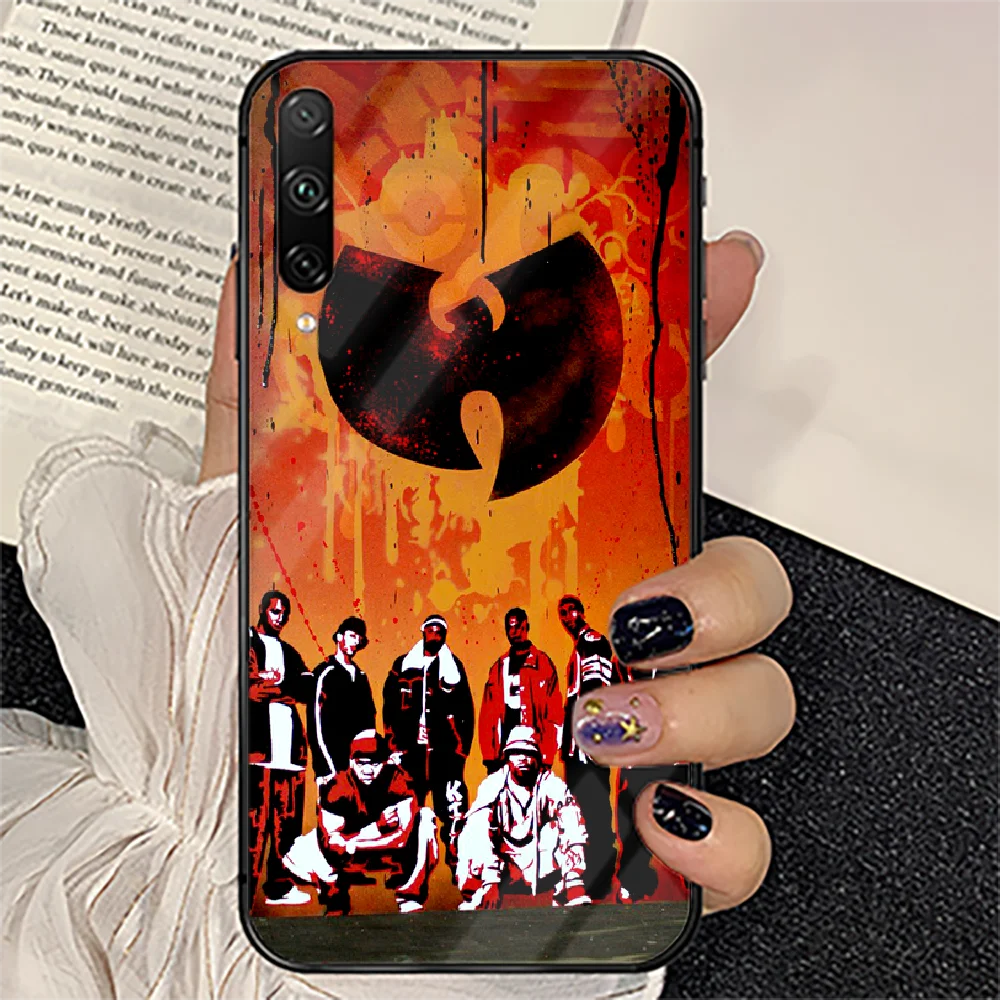 

WuTang Clan LOGO Phone Tempered Glass Case Cover For huawei honor 7 8 9 10 20 A X S lite i pro Cell Bumper Phone case Painting