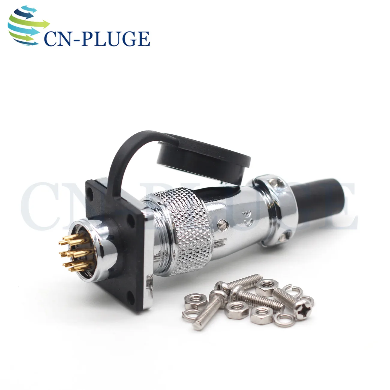 9-контактный металлический авиационный водонепроницаемый разъем серии WS16