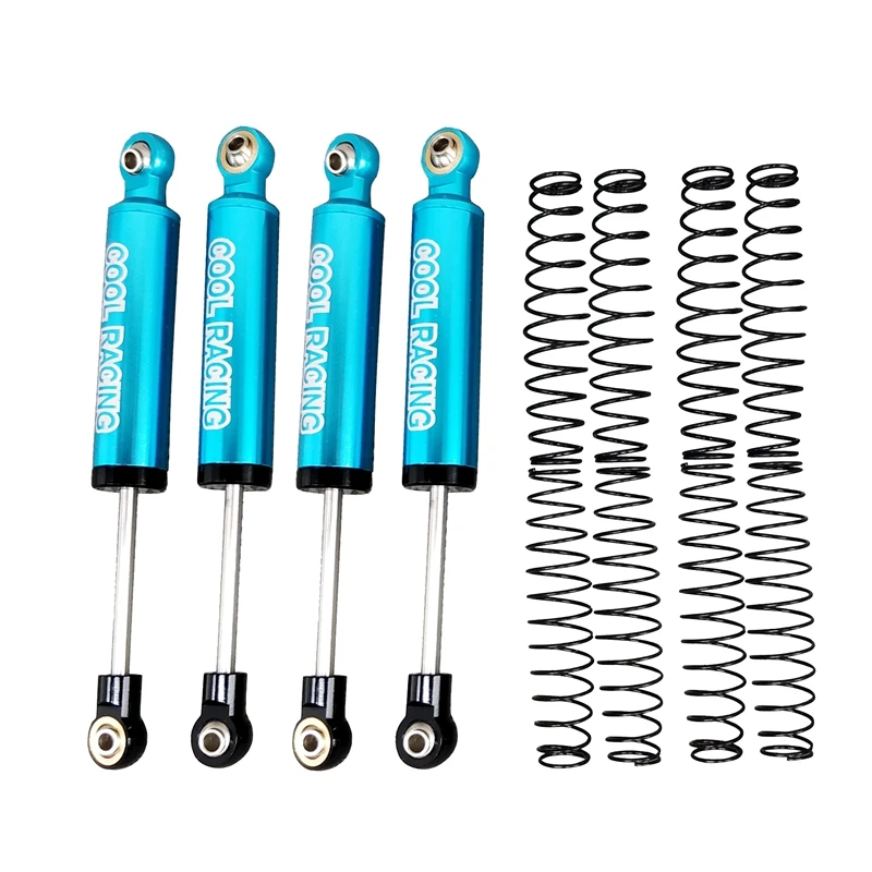 

COOL RACING, 4 шт., масляная подвеска Alumiunm, амортизатор, внутренние Пружинные амортизаторы для SCX10 D90 WRAITH TRX-4 90046, Радиоуправляемый автомобиль