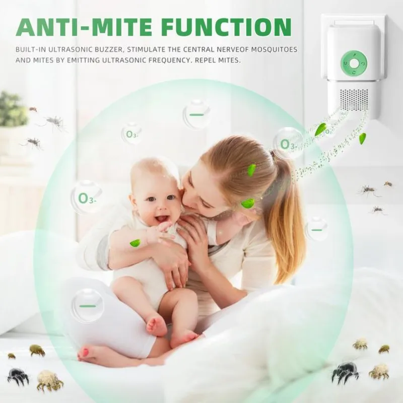 vender Cornmi Id Plug-in Desinfetante Mini Purificador De Ar 3 Em 1 Modo Multifunções Doméstico íon Negativo Espanar Formaldeído Remoção