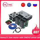 Драйвер шагового двигателя NEMA 23 DM542, 350 А + 4 двигателя 57HS763004, 4-осевая разрывная плата, источник питания Вт, 36 В для фрезерного станка с ЧПУ